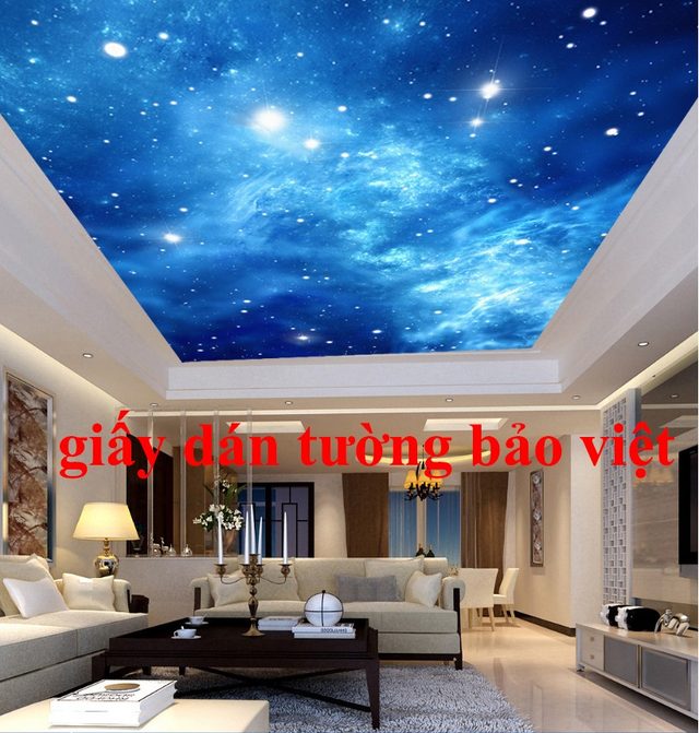 Các mẫu giấy dán tường 3d đẹp phù hợp để dán trần nhà (p1)