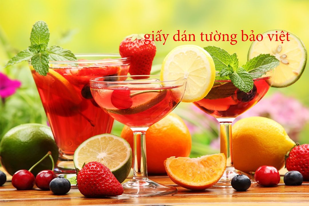 Giấy dán tường hình trái cây 3D H065