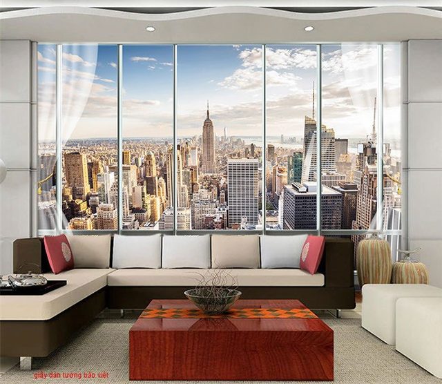 Wallpaper living room Fm253
