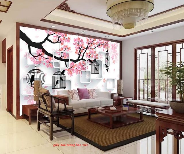 Giấy dán tường cho phòng ngủ 3D-065