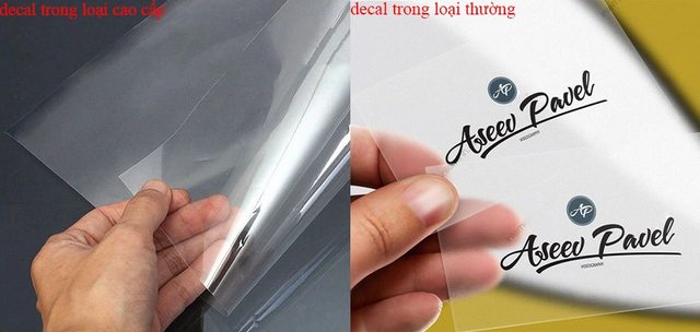 Decal dán kính cao cấp