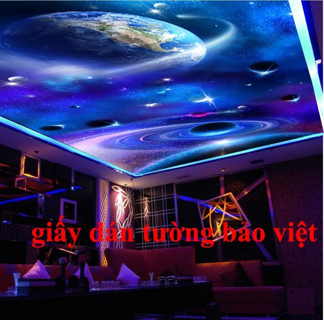 Các mẫu giấy dán tường 3d đẹp phù hợp để dán trần nhà (p1)