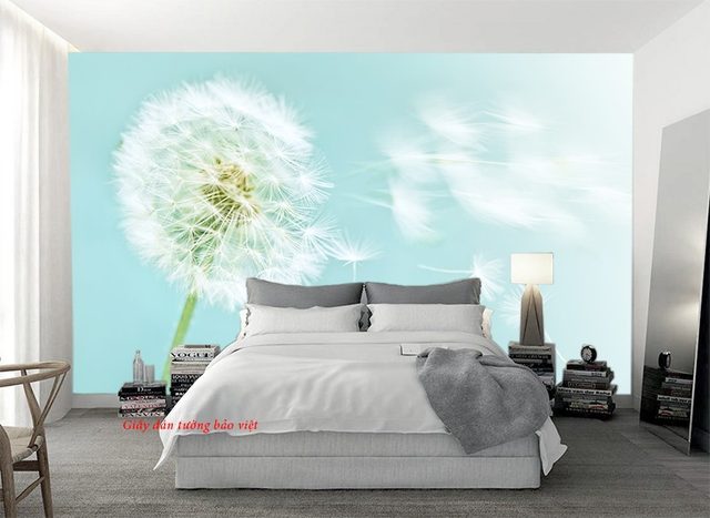 Blue bedroom wallpaper h176