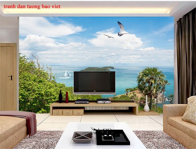 Wall paintings of s216 sea scenery