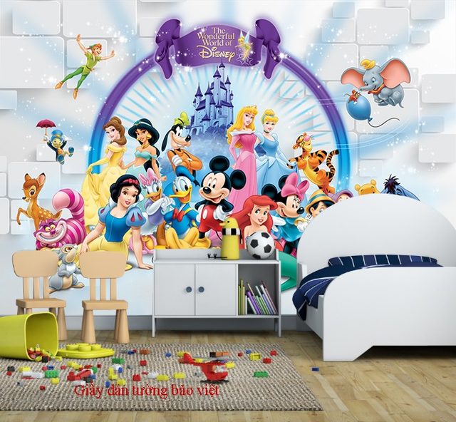 Giấy dán tường phòng ngủ trẻ em Kid105