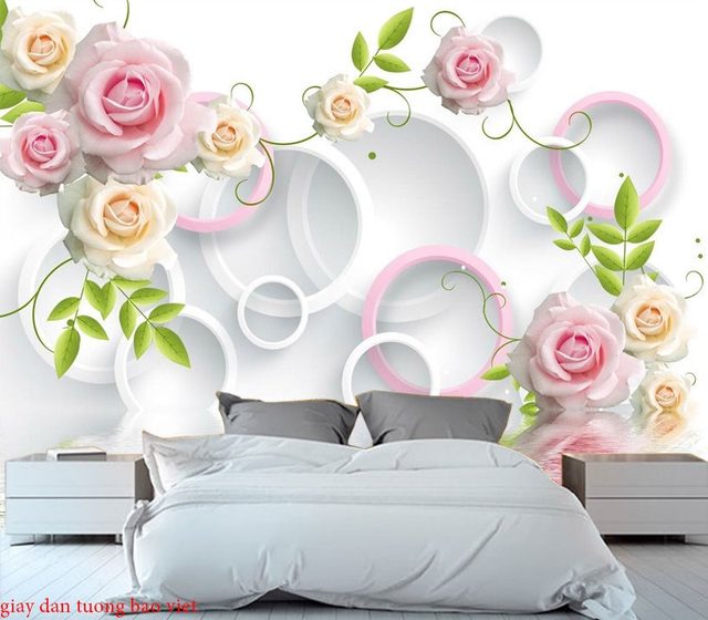 3d bedroom wallpaper d235