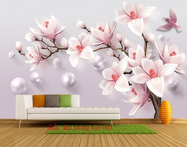 3D bedroom wallpaper FL093