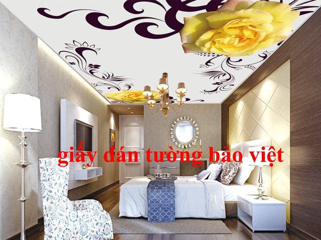 Các mẫu giấy dán tường 3d đẹp phù hợp để dán trần nhà (p1)