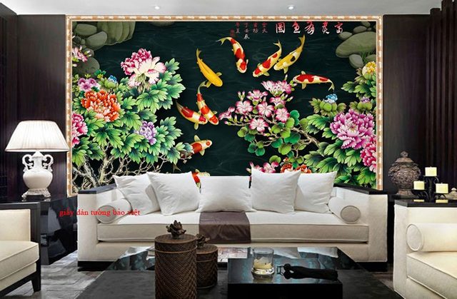 Wallpaper living room D077
