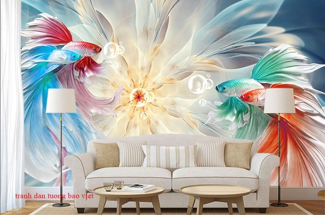 Tranh dán tường 3d ft139