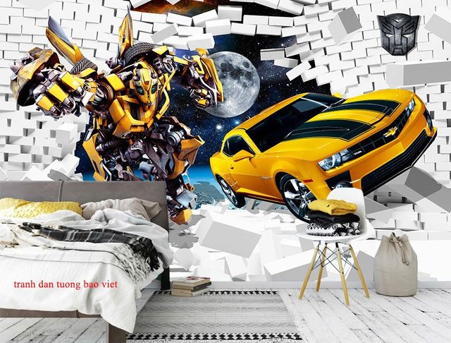 3D wallpaper for children's room