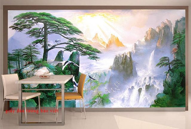 Living room wallpaper FT070