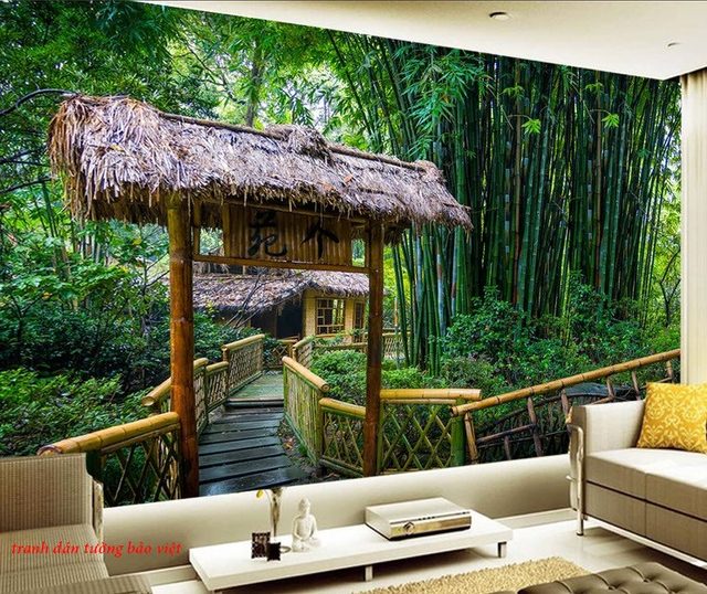 Tranh dán kính - dán tường kích thước đứng