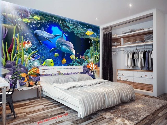 Giấy dán tường 3d cho phòng trẻ em s183