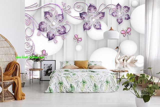 Giấy dán tường phòng ngủ 3d n2004-224