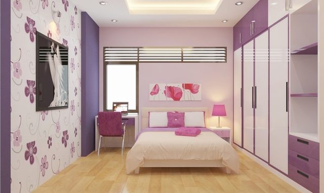 Giấy dán tường tăng không gian cho diện tích nhỏ hẹp