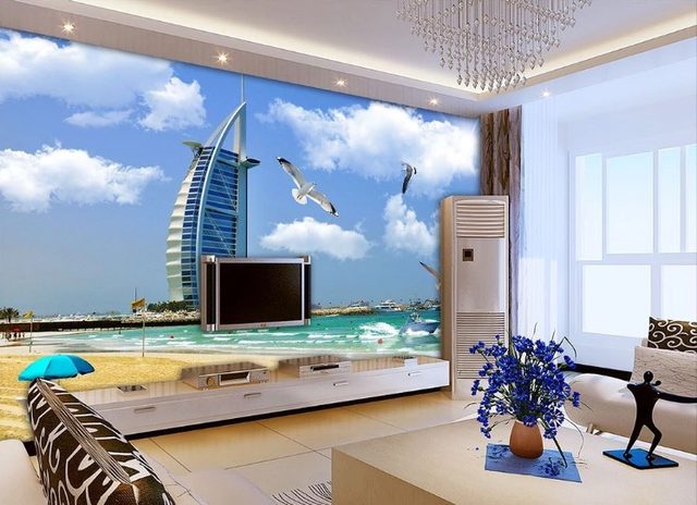 Tranh dán tường cảnh biển v011