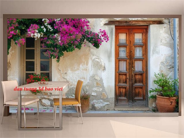 Tranh dán tường cho quán cafe n2026-102