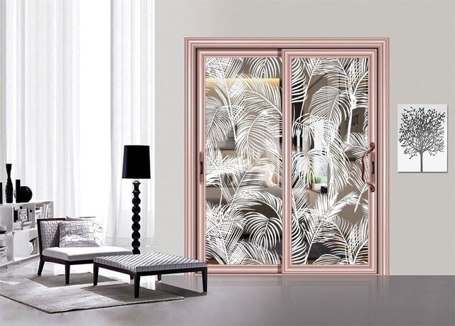 Decal glass016 art glass stickers