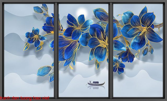 2-sided glass stickers fl157