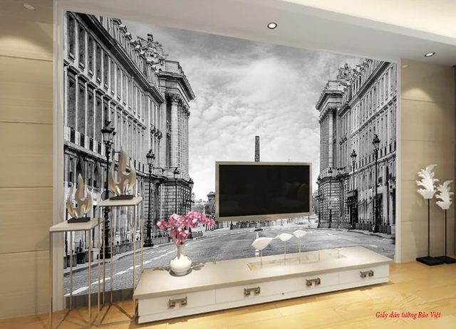 Famous wall paintings in black and white v111