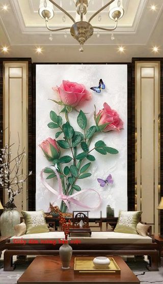 Wallpaper rose H147