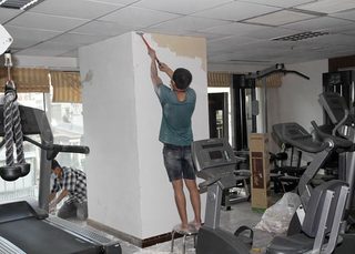 Giấy dán tường với không gian tuyệt vời