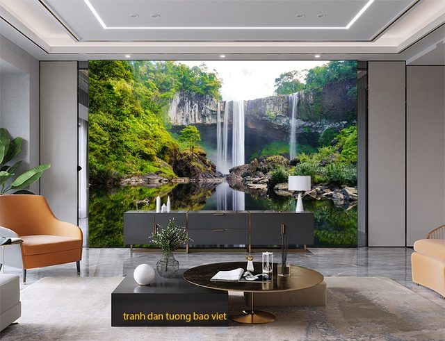 Tranh dán tường thác nước w211