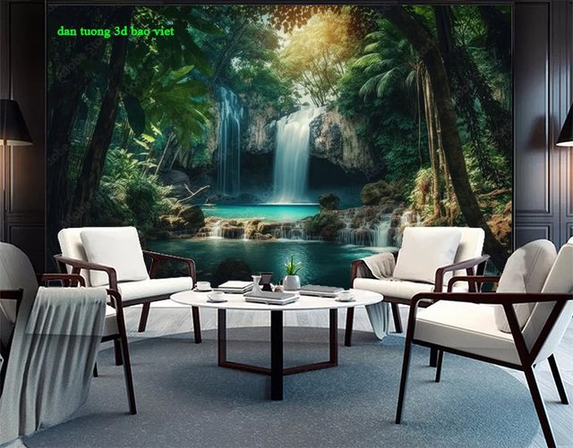 Tranh dán tường thác nước n2003-182