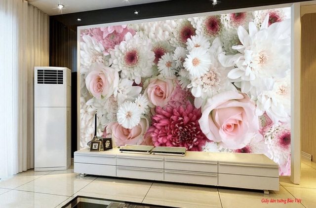 3D wallpaper bedroom v095