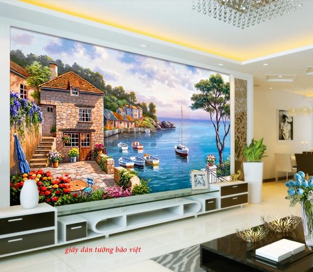 Art bedroom wallpaper d176