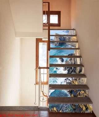 Wallpaper stairs ak027