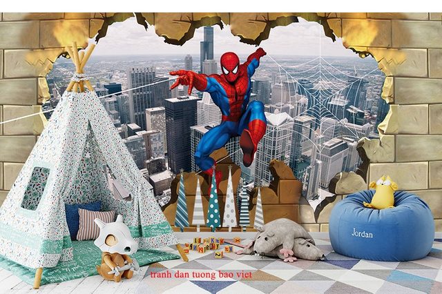 3D wallpaper for children's room