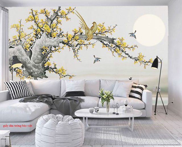 Wallpaper living room H158