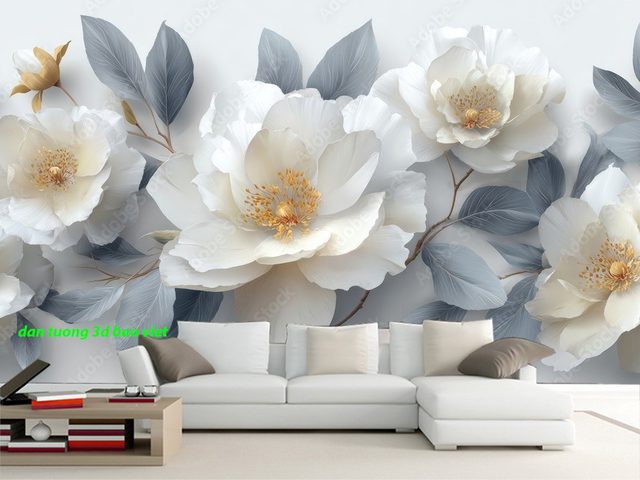 Giấy dán tường 3d màu xanh sn2005-s330