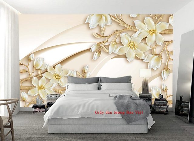 Beautiful bedroom wallpaper H141