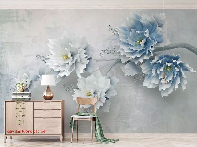 Bedroom wallpaper D055