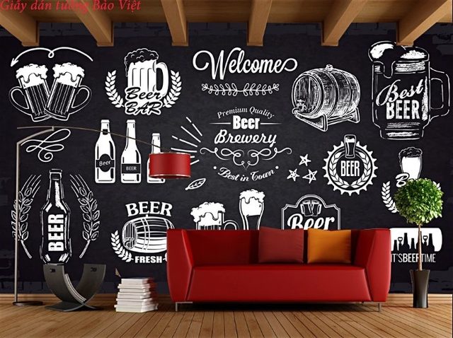Tranh dán tường 3d trang trí v023