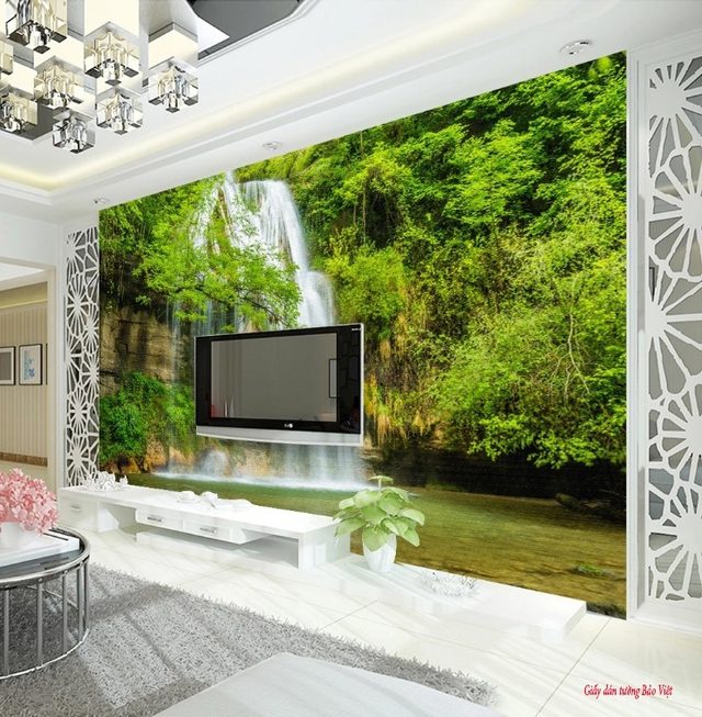 Waterfall wall paintings v141