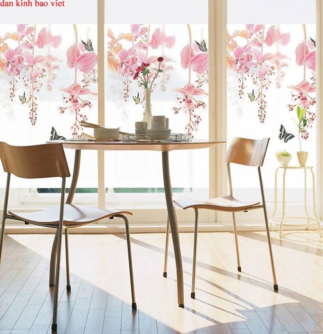 High quality glass decal sek060