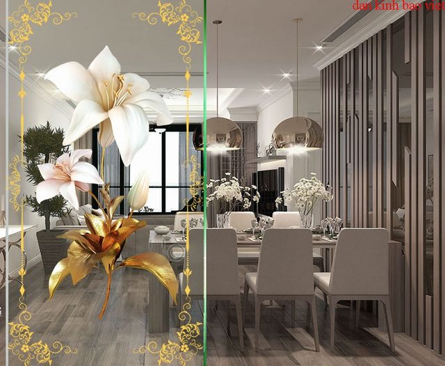 High quality glass decal se008