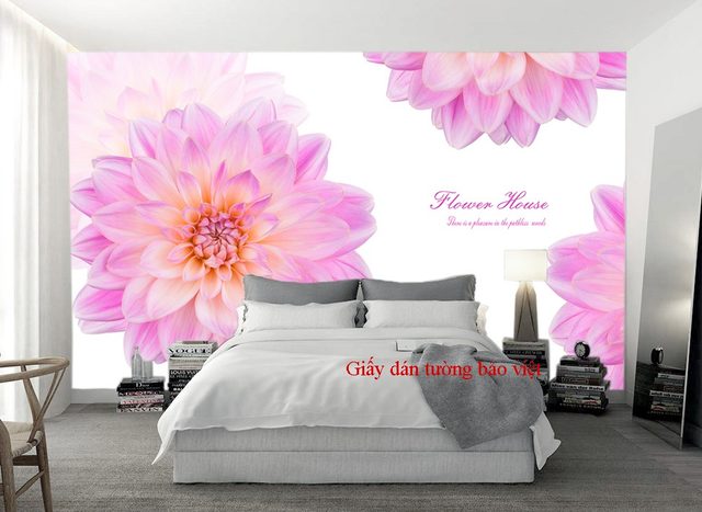 Giấy dán tường phòng ngủ 3D đẹp H127