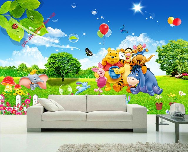 Chọn giấy dán tường trẻ em cho phòng ngủ bé trai và bé gái