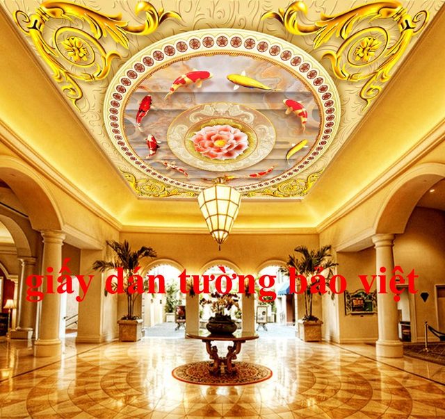 Các mẫu giấy dán tường 3d đẹp phù hợp để dán trần nhà (p1)