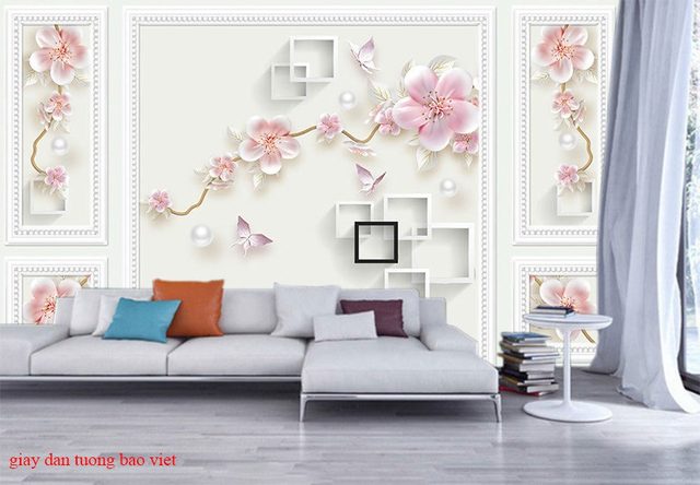 Wallpaper 3d-142 living room