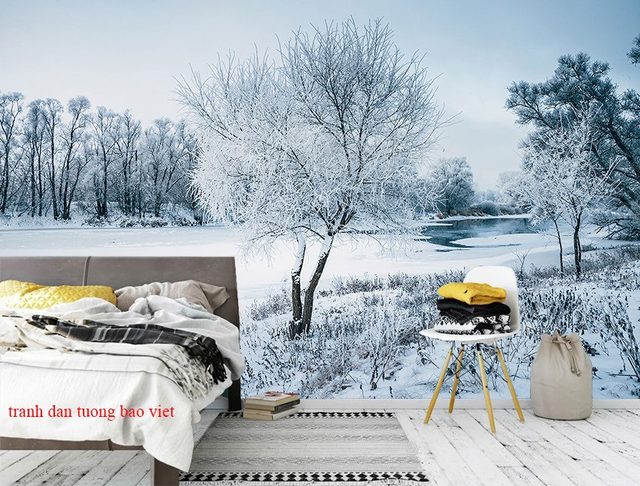 Beautiful landscape wallpaper for bedroom tr344