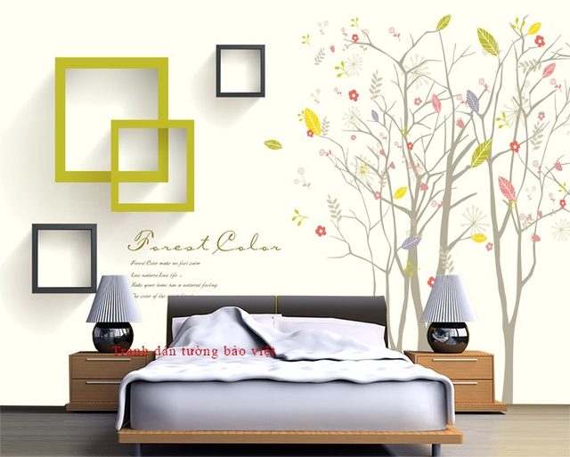 3D beautiful wall paintings 3D-058