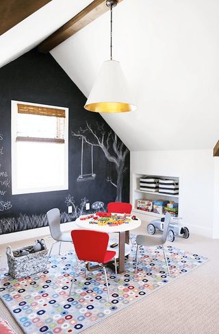 Những căn phòng đáng yêu của bé trang trí từ giấy dán tường
