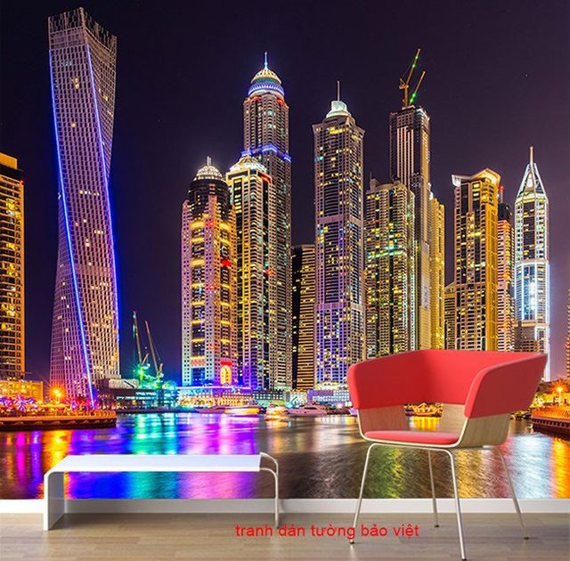 Wallpaper of the city landscape Fm258
