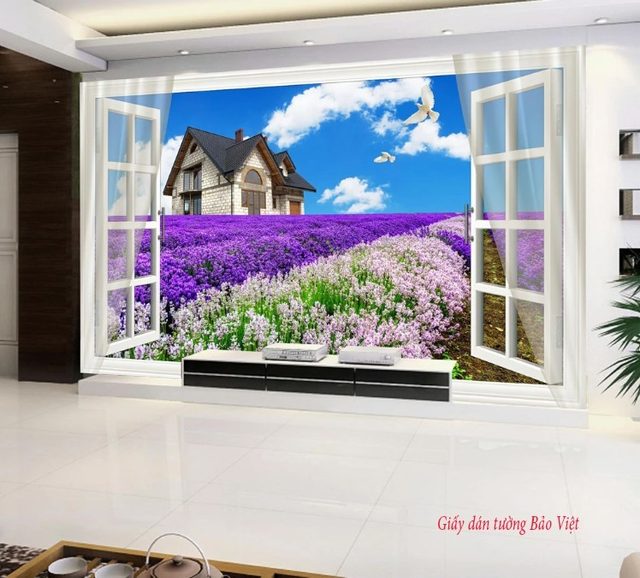 3D wall paintings of windows v060